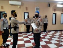 Wakapolres Takalar Pimpin Upacara Penutupan 75 Siswa Latja Diktukba Polri T.A 2021