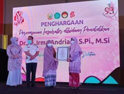Patut dicontoh, Ketua TP PKK Takalar raih penghargaan Perempuan inspirator bidang Pendidikan