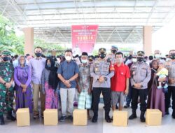 Karo Ops Polda Sulsel Tinjau Kegiatan Vaksinasi Massal Di Takalar