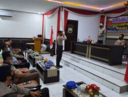 Pembulatan Latihan Kerja Siswa Diktuba Polri Angk 46/TA.2021 d Polres Jeneponto