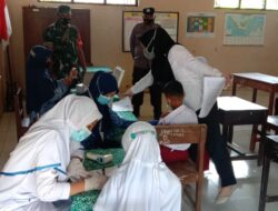 Sukseskan Program Pemerintah Babinsa Kawal Ratusan Anak Desa Metuk