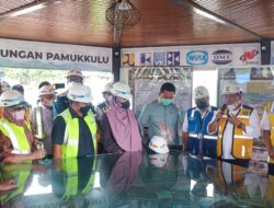Kunjungan Ketua Komisi V DPR RI, Di Proyek Pekerjaan Pembangunan Bendungan Pammukkulu Kabupaten Takalar