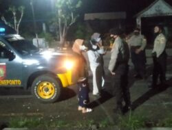 Cegah Kerumunan,Sat Samapta Polres Jeneponto Patroli di Taman Kota