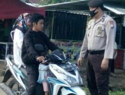Polsek Polsel Polres Takalar Ajak Masyarakat untuk Patuhi Protokol Kesehatan