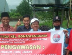 ketua (LBH LMAPJ) Bersama Tiem kunjungi Warga Yang Terdampak Rel kereta Api