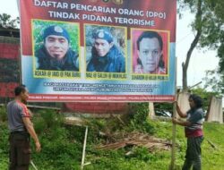 Satgas Madago Raya Sebarkan Foto DPO Teroris Poso di Wilayah Kabupaten Sigi