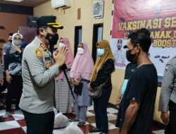 Gencarkan Target Vaksinasi, Polres Takalar Terus Gelar Vaksinasi Massal