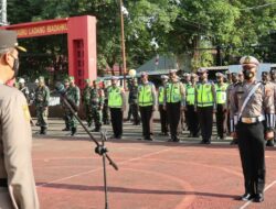 Kapolres Takalar Pimpin Apel Gelar Pasukan Operasi Keselamatan Tahun 2022