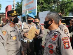 Kapolres Takalar Cek Sikap Tampang Personel Anggota nya