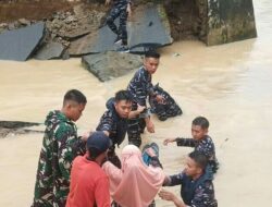 Akibat Curah Hujan Yang Tinggi Akibatkan Askes Jembatan Terputus