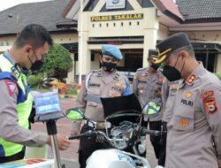 Gelar Pengecekan Randis, Kapolres Takalar Pastikan Kendaraan Dinas Tidak Bermasalah