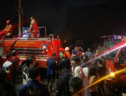 Kobaran Api Dikota  Makassar – Sulsel. Sangat Mencekam