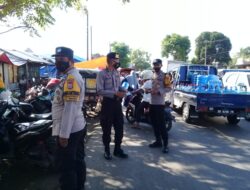 Polsek Marbo Polres Takalar Giat Patroli Harkamtibmas & Operasi Yustisi di Pasar Lengkese