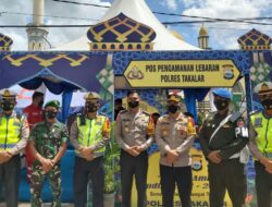 Dirlantas Polda Sulsel Kunjungi Posko Operasi Ketupat PAM Idul Fitri