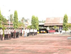 Polres Sinjai Gelar Apel Kesiapan Pengamanan Pelantikan Kepala Desa