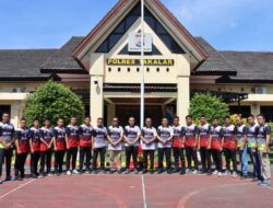 49 Siswa Bintara Polri SPN Batua Makassar, Latihan Kerja di Polres Takalar
