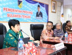 Gubernur Sulawesi Tengah H. Rusdy Mastura, Memimpin Rapat Pengembangan Kawasan Pangan Nasional (KPN) Di Sulawesi Tengah Sebagai Proyek Strategis Nasional (PSN)
