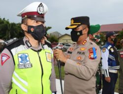 Kapolres Jeneponto Pimpin Apel Gelar Pasukan Operasi Patuh Tahun 2022