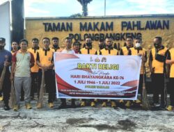 Sambut Hari Bhayangkara Ke-76, Polres Takalar dan Polsek Jajaran Melaksanakan Bakti Religi di Tempat Ibadah dan TMP