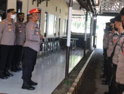 Ka SPN Batua Polda  Sulsel Tinjau Siswa Latja di Polres Takalar
