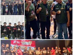BB PPRC Legend Kiwal Garuda Hitam, membagikan sovenir buat para juara Panco dan Body contest