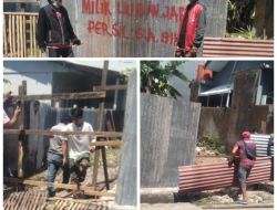 Ahli waris Melakukan Pemagaran dilokasi Tanah Miliknya