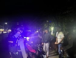 Cegah Kejahatan Malam Hari, Sat Samapta Polres Takalar Lakukan Patroli Preventif
