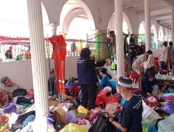 Organisasi Kampus Tangguh Bencana(KTB) STIKES BBM  respon cepat Bantu korban kebakaran Di Galung tuluk