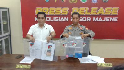 Seorang wanita asal Makassar ditetapkan tersangka oleh polres majene kasus penipuan,  jasa penukaran uang